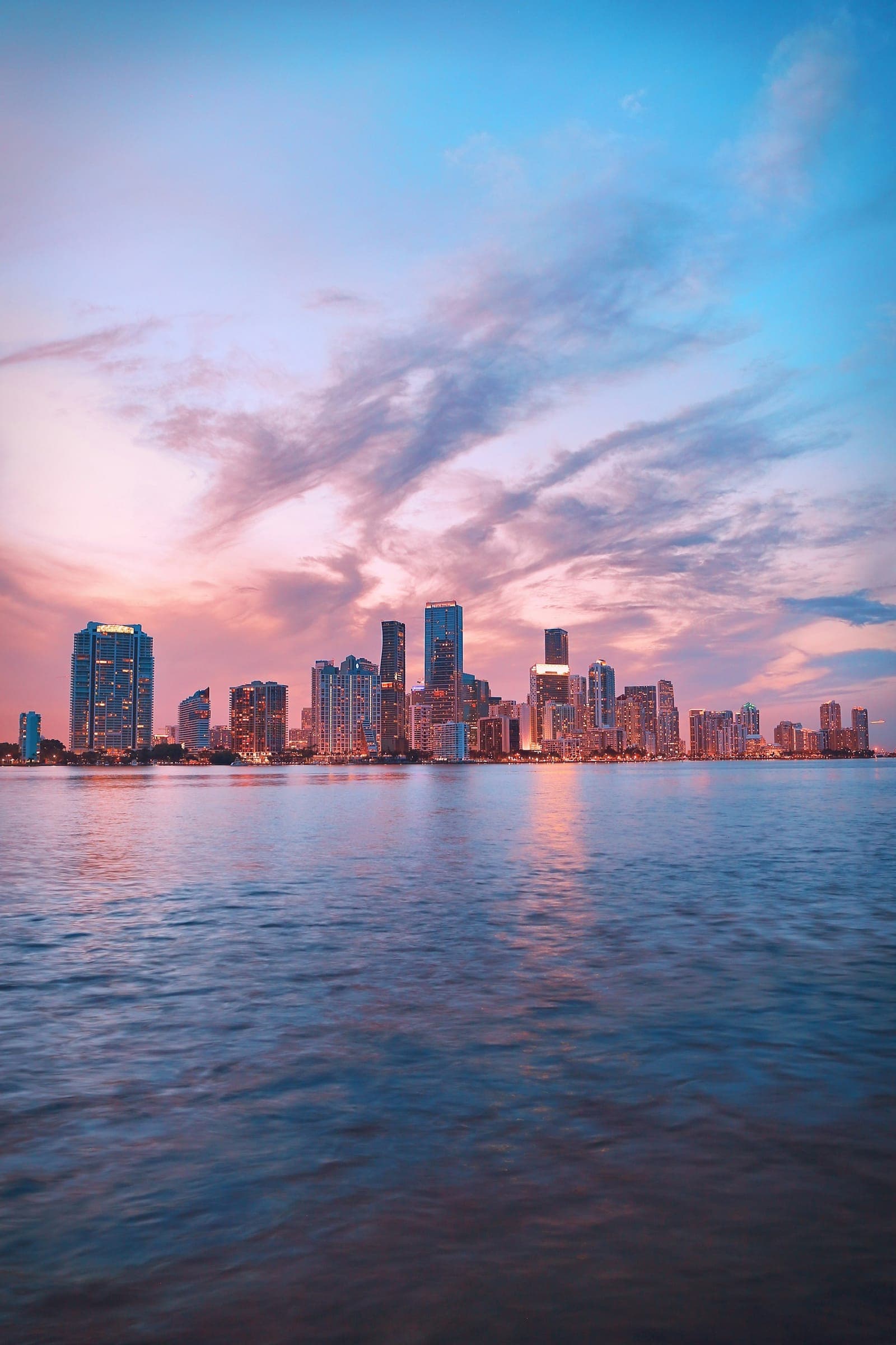 Miami at sunset